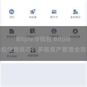 Bitpie冷钱包 Bitpie钱包使用技巧：多链资产管理全攻略