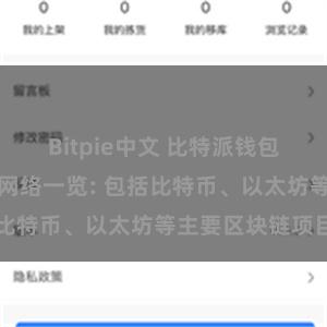 Bitpie中文 比特派钱包支持的区块链网络一览: 包括比特币、以太坊等主要区块链项目