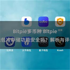 Bitpie多币种 Bitpie钱包冷存储功能安全吗？解析与评估