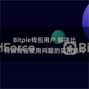 Bitpie钱包用户 解决比特派钱包使用问题的实用技巧