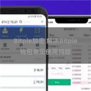 Bitpie加密 解决Bitpie钱包常见使用问题