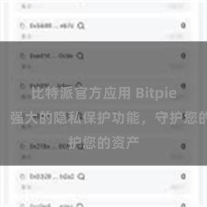 比特派官方应用 Bitpie钱包：强大的隐私保护功能，守护您的资产