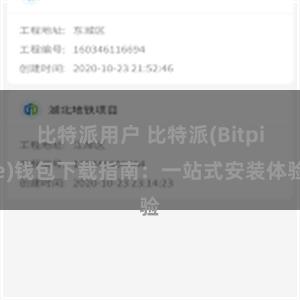 比特派用户 比特派(Bitpie)钱包下载指南：一站式安装体验