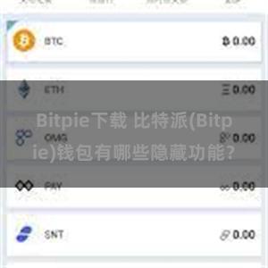 Bitpie下载 比特派(Bitpie)钱包有哪些隐藏功能？