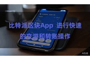 比特派区块App  进行快速的交游和转账操作