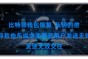 比特派钱包恢复  私钥的泄漏将导致他东说念主冒充用户发送无效交往